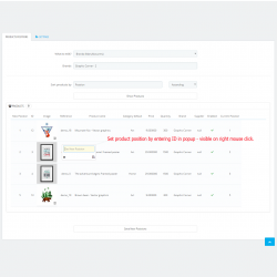 Move Products Positions in Category/Manufacturer  + Sorting - Prestashop Module